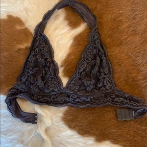 Free people grey bralette!